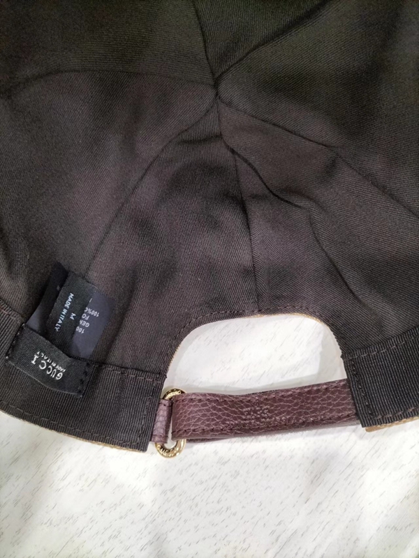 ブランド帽子内部構造